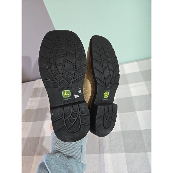 Boys John Deere Square Toe Cowboy Western Boots Size 12D Shoes - Picture 5 of 5